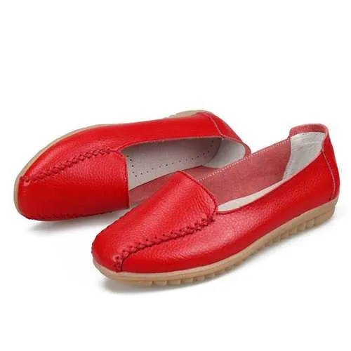 Women Loafers Shoes Casual Outdoor Slip On Leather Flats Gucci Tassel Loafers