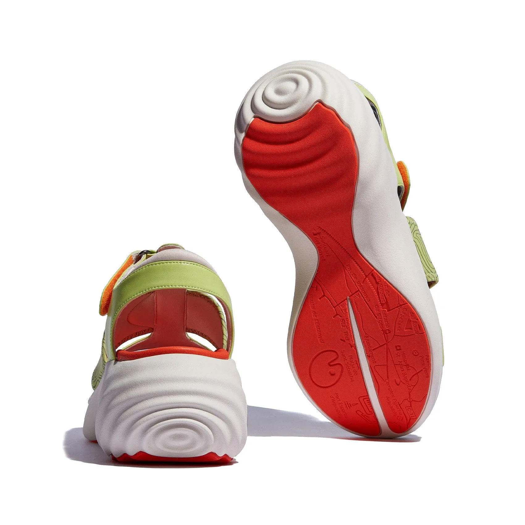 Ladies Slip On Flats Daiquiri Green Sitges I Women