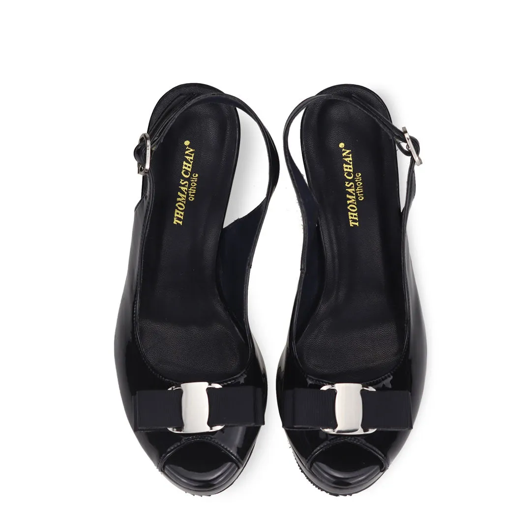 [Pre-Order] Peep Toe Slingback Stiletto High Heels 3"inch [Office Wear Series] Work.boots Near Me