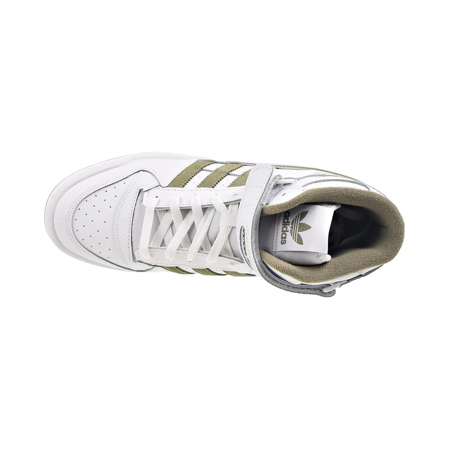 Adidas Olympic Shoes Adidas Originals Forum Mid Men's Shoes White-Orbit Green