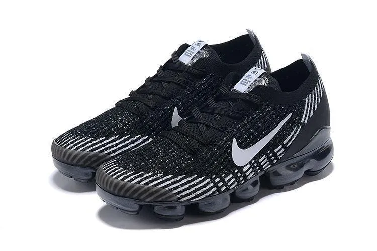 Nike Air Vapormax Flyknit 3 Black White Shoes Sneakers Men !!! CYBER MONDAY SALE !!! Asics Shoe Palace