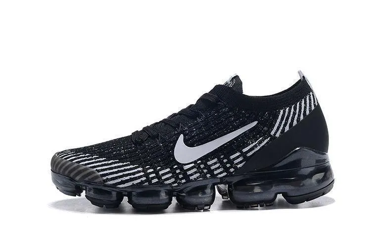 Nike Air Vapormax Flyknit 3 Black White Shoes Sneakers Men !!! CYBER MONDAY SALE !!! Novak Djokovic Shoes Asics