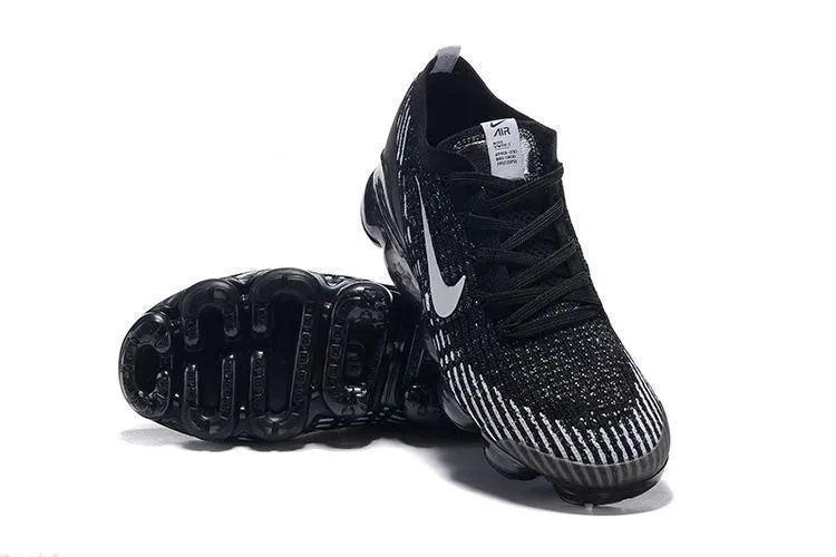 Nike Air Vapormax Flyknit 3 Black White Shoes Sneakers Men !!! CYBER MONDAY SALE !!! Asics Volleyball Shoes High Tops
