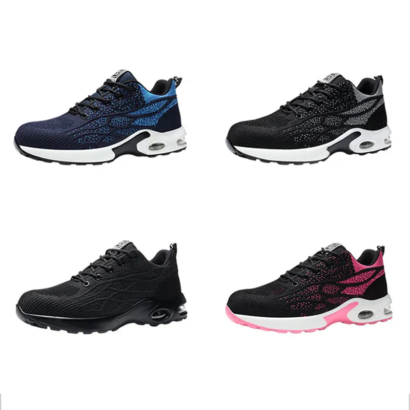 Steel Toe Shoes for Men Wide Comfortable Indestructible Safety Sneakers Lightweight Non Slip Work Utility Best Work Boots For Haglund's Deformity