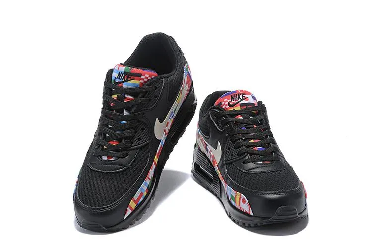 Asics Gel Quantum 180 3 Running Shoes Nike Air Max 90 'One World Black' Shoes Sneaker Sale Men Size US 7, 8, 8.5, 9, 10, 11