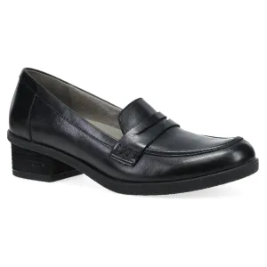 Indigo Rd Loafers Dansko Danica Black Waterproof Burnished Loafer (Women's)