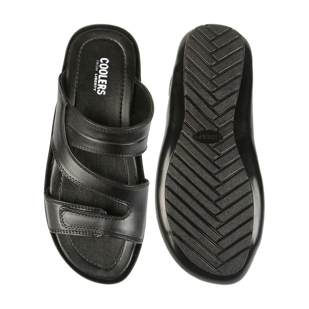 Sonic Slippers Coolers Casual (Black) Slippers For Men COOL99-13 By Liberty