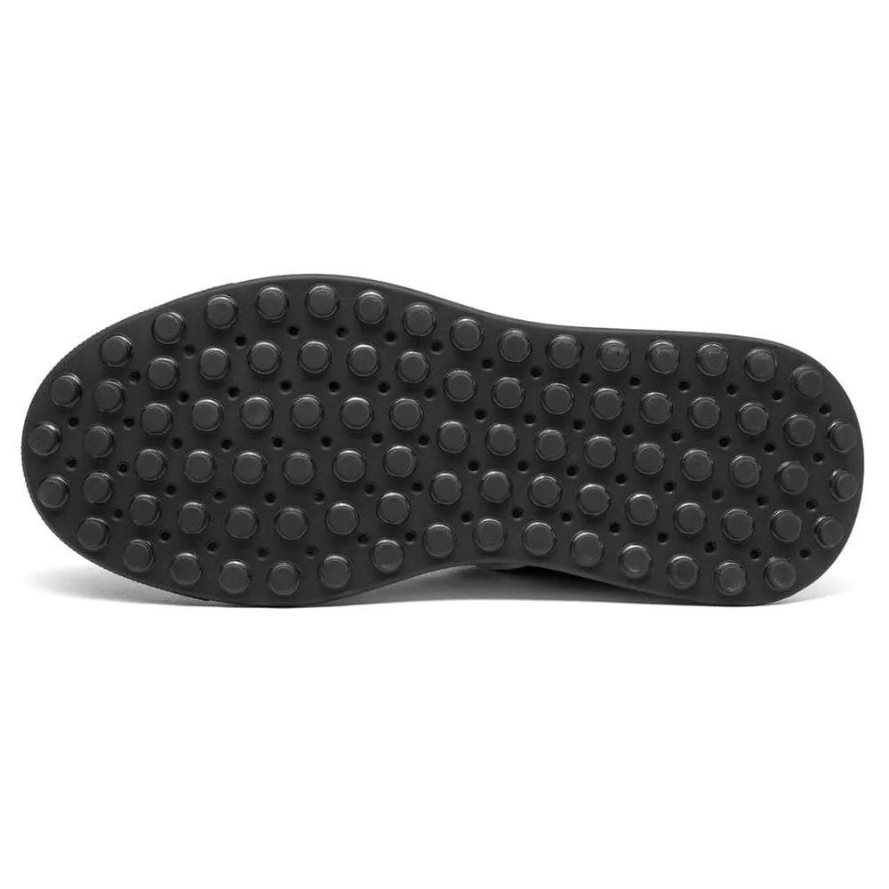 7CM / 2.76 Inches CMR CHAMARIPA Black Leather Sneakers - Boost Your Height with 2.76 Inches - Stylish Casual Elevator Shoes for Men Axis Sneakers