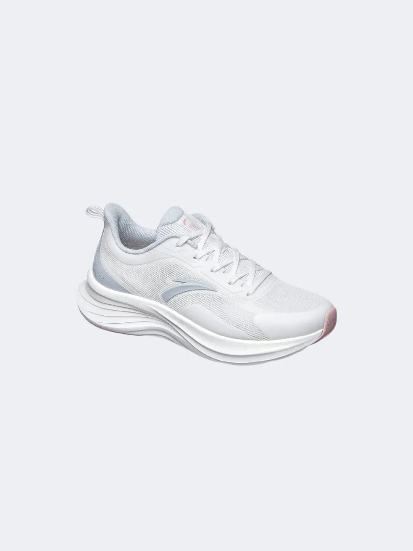 Anta Lightweight Women Running Shoes White/Grey Running Shoes For Metatarsalgia