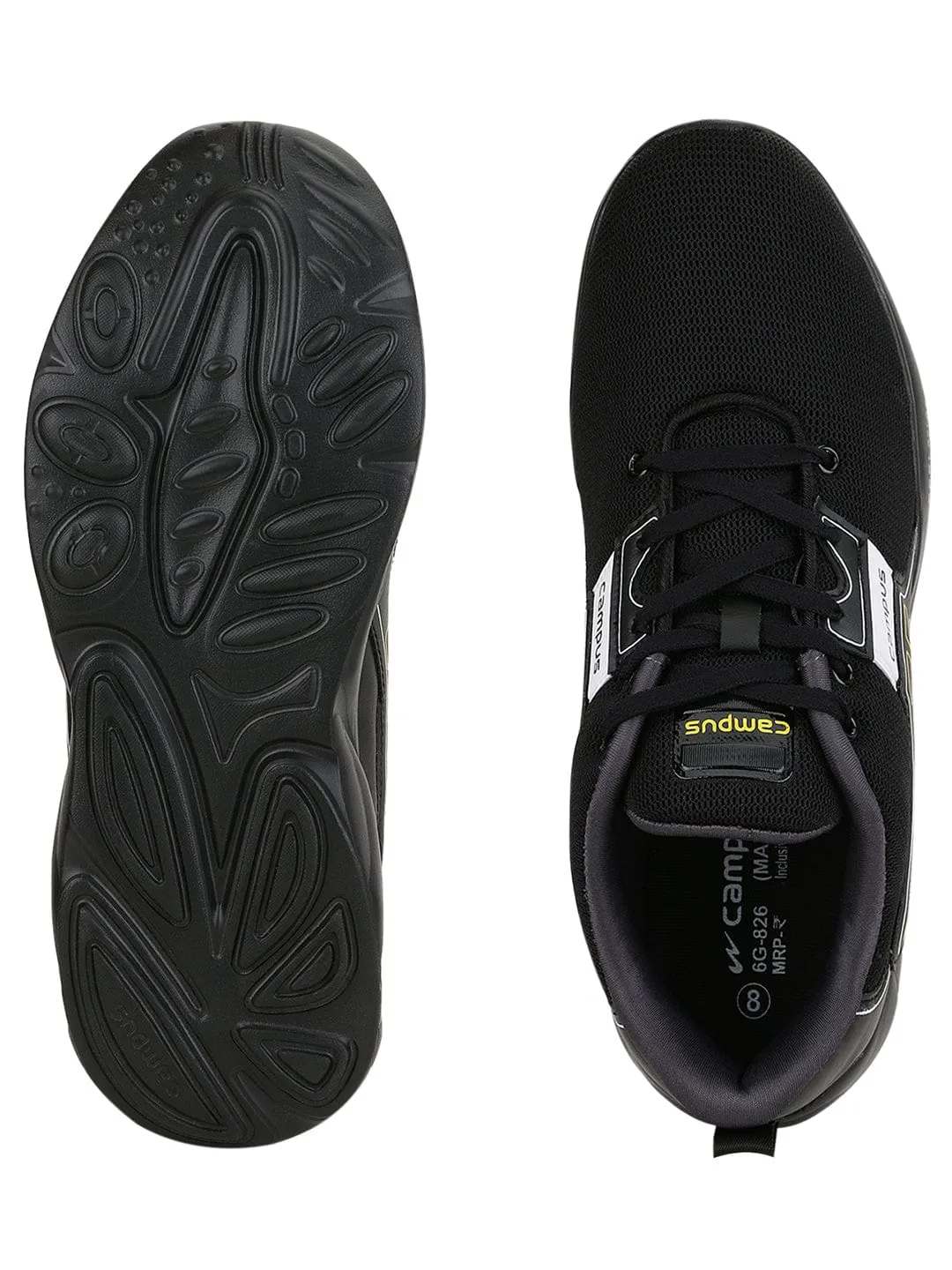 Quest Running Shoes MAX Black Men's Running Shoes