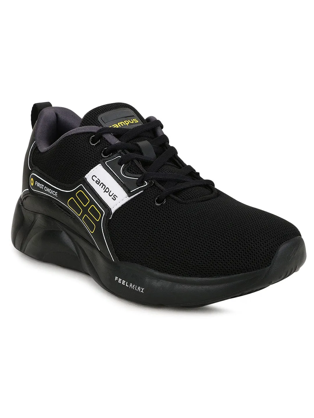 MAX Black Men's Running Shoes Best Running Shoes Cut