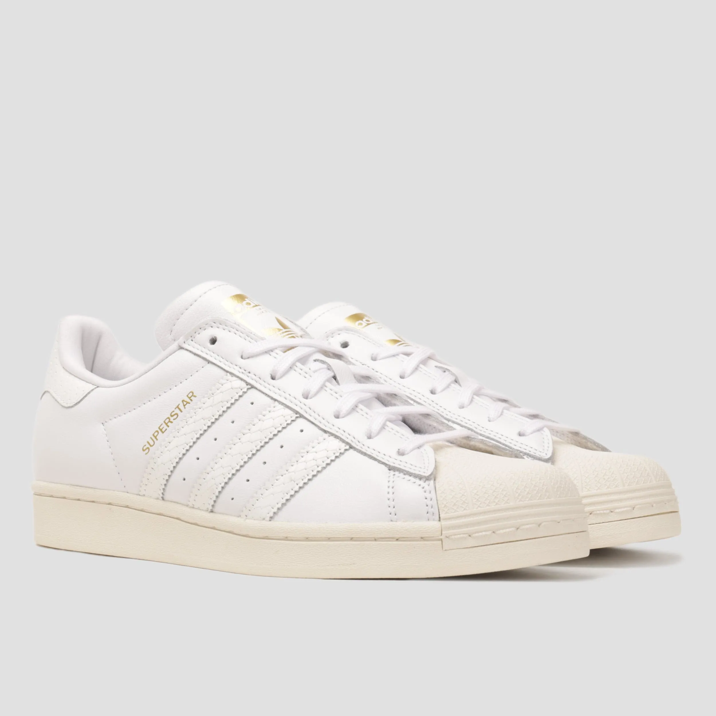Adidas Outlet Tennis Shoes adidas Superstar Adv Skate Shoes Footwear White / Footwear White / Gold Metallic