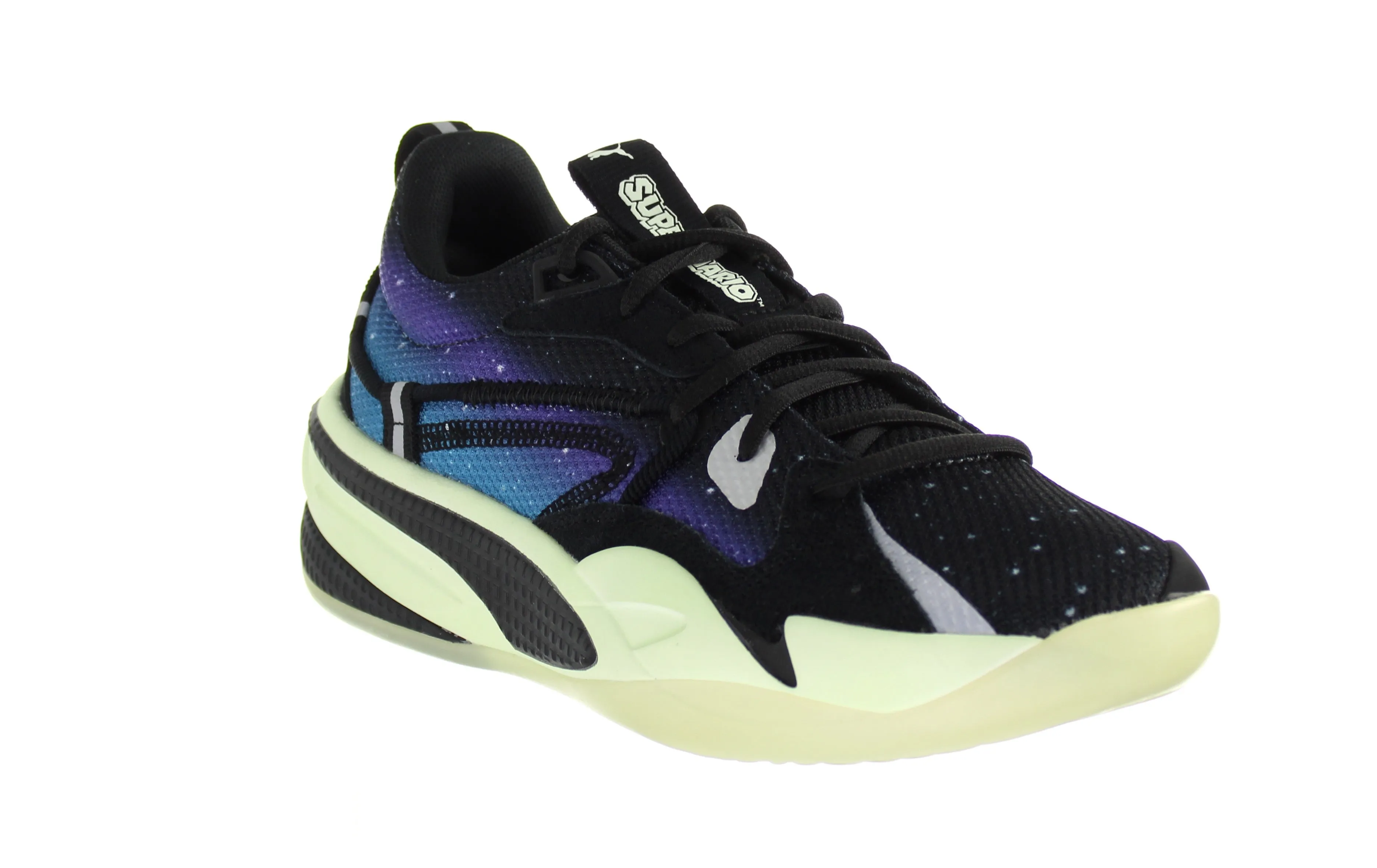 Puma RS-D Super Mario Galaxy Mens Black Trainers Asics Turf Soccer Shoes