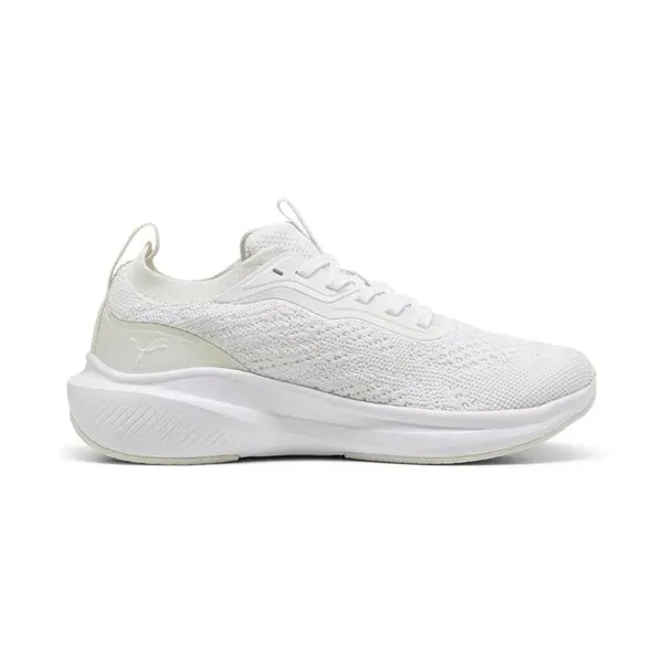 PUMA SKYROCKET LITE ENGINEERED RUNNING SHOES FOR MEN, PUMA WHITE & PUMA SILVER & VAPOR GRAY Asics Upcourt 6 Indoor Shoes