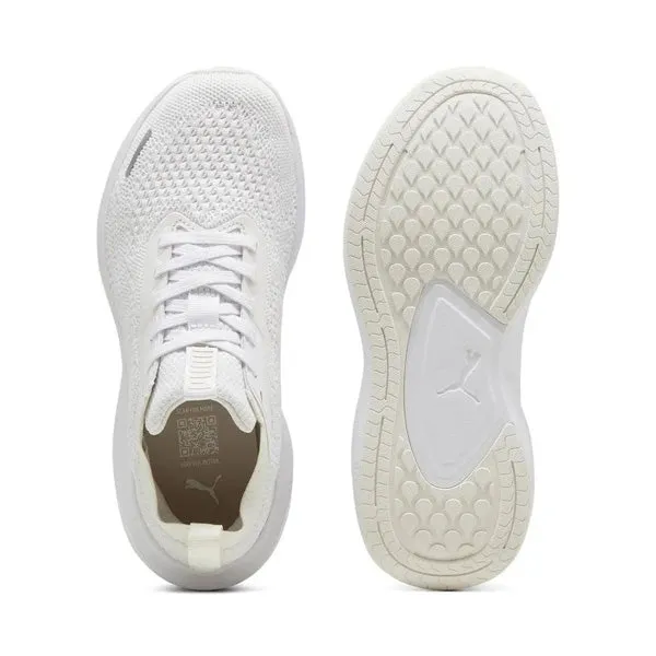 PUMA SKYROCKET LITE ENGINEERED RUNNING SHOES FOR MEN, PUMA WHITE & PUMA SILVER & VAPOR GRAY Asics Running Shoes Gel Pulse 15