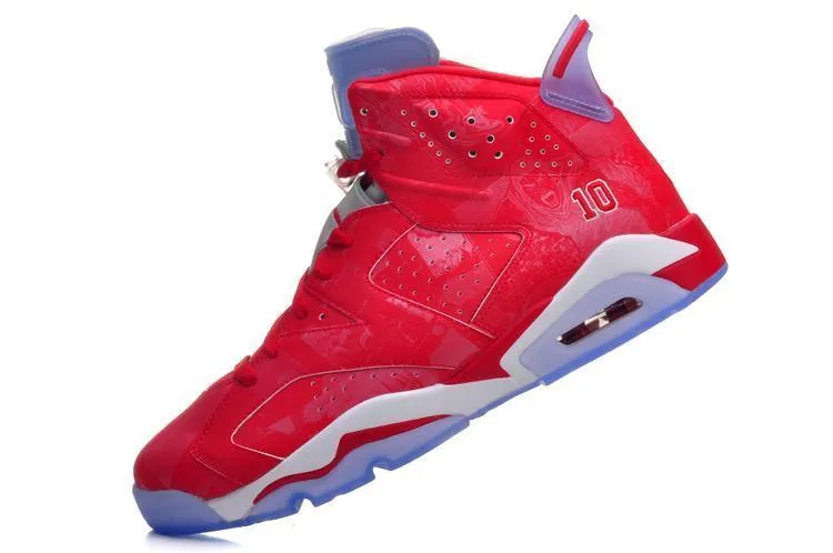 Nike Air Jordan 6 Retro Slam Dunk Red Shoes Sale Size US 7, 8, 8.5, 9, 10, 11, 12, 13 Asics Running Shoes 2025