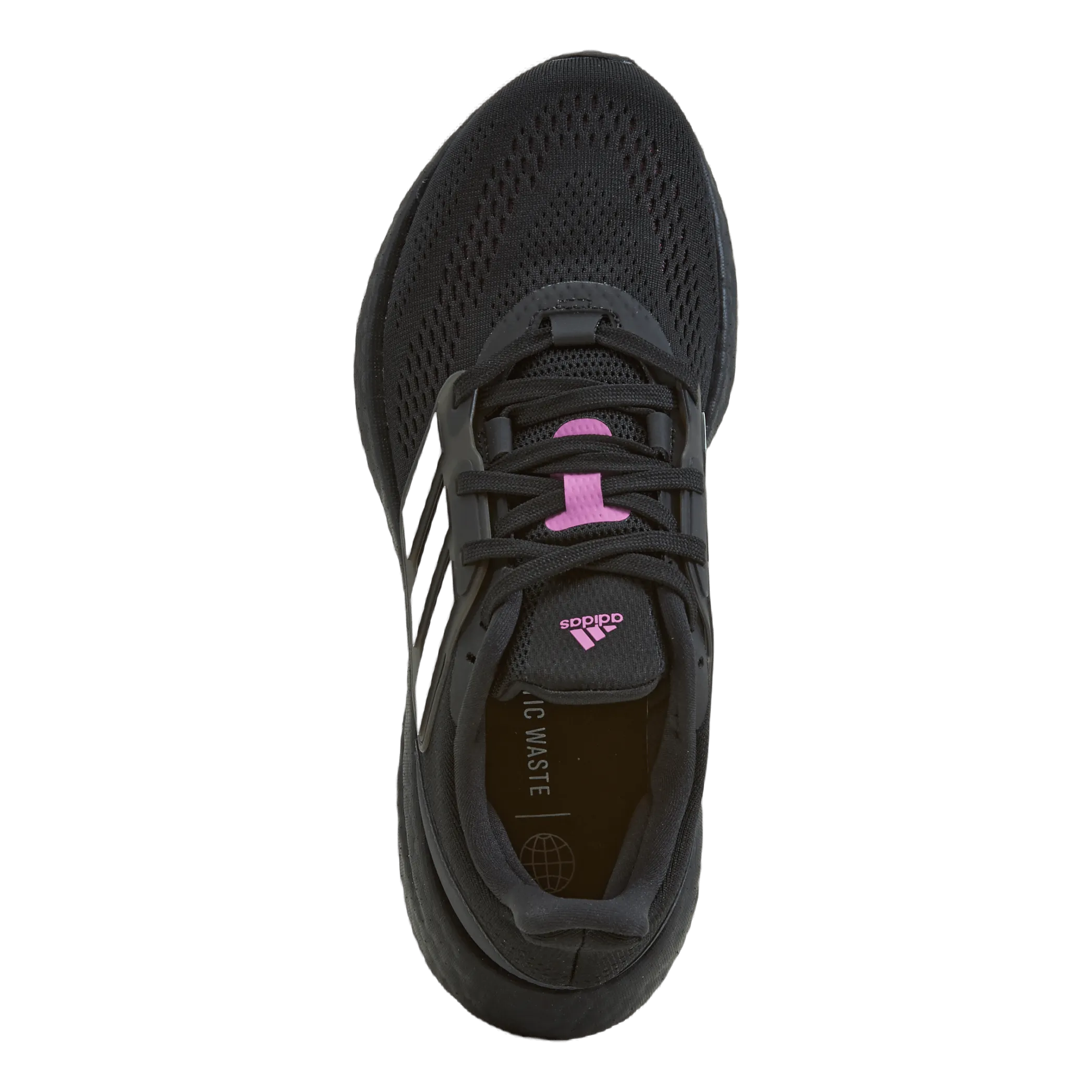 Pureboost 22 Shoes Core Black / Cloud White / Semi Pulse Lilac Running Shoes For Bad Knees