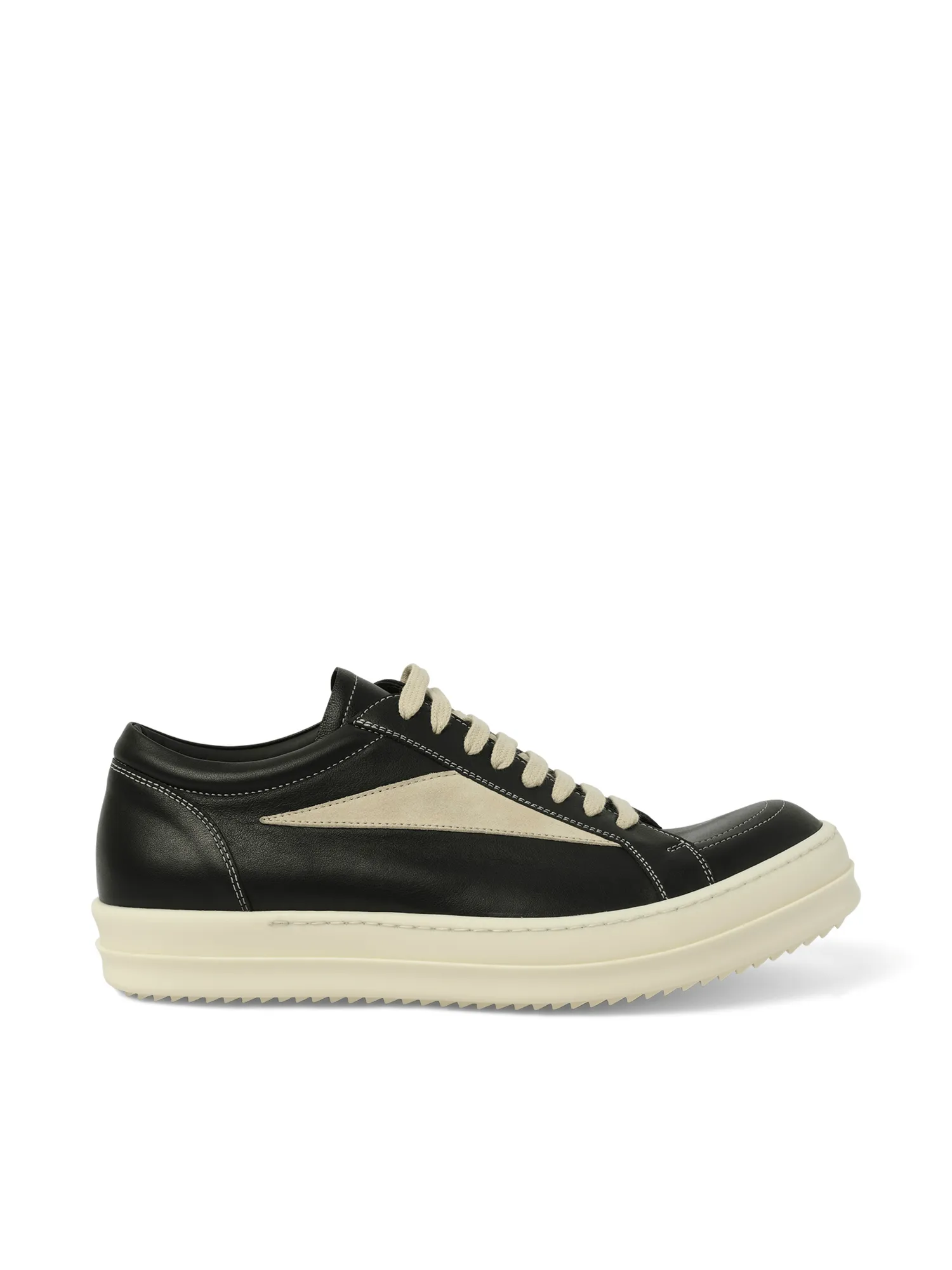 Platform Wedge Heel Sneakers Vintage Sneaks in Black/Milk/Milk