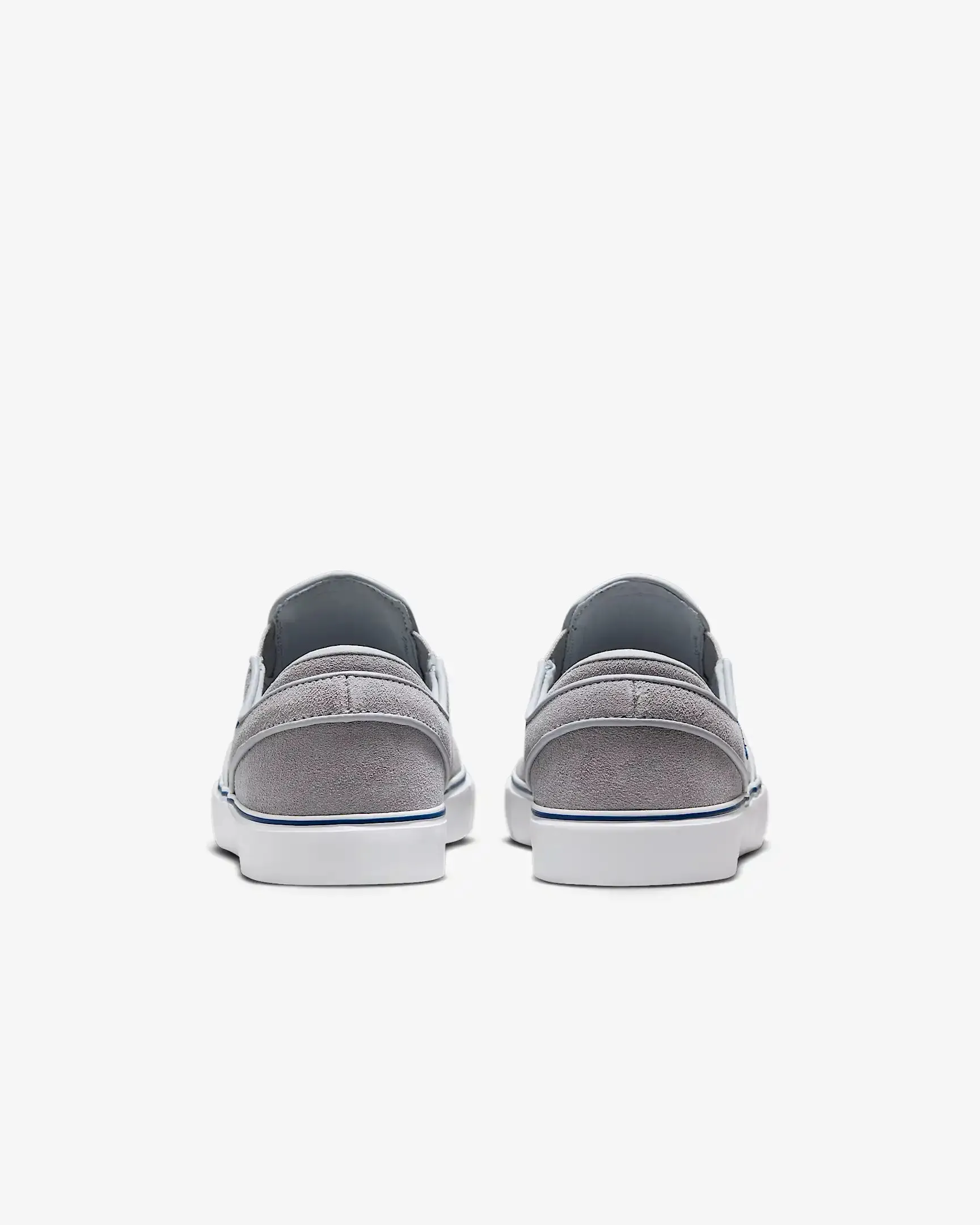 Composite Toe Slip On Shoes Nike SB Janoski  Slip (Wolf Grey/Navy-Wolf Grey)