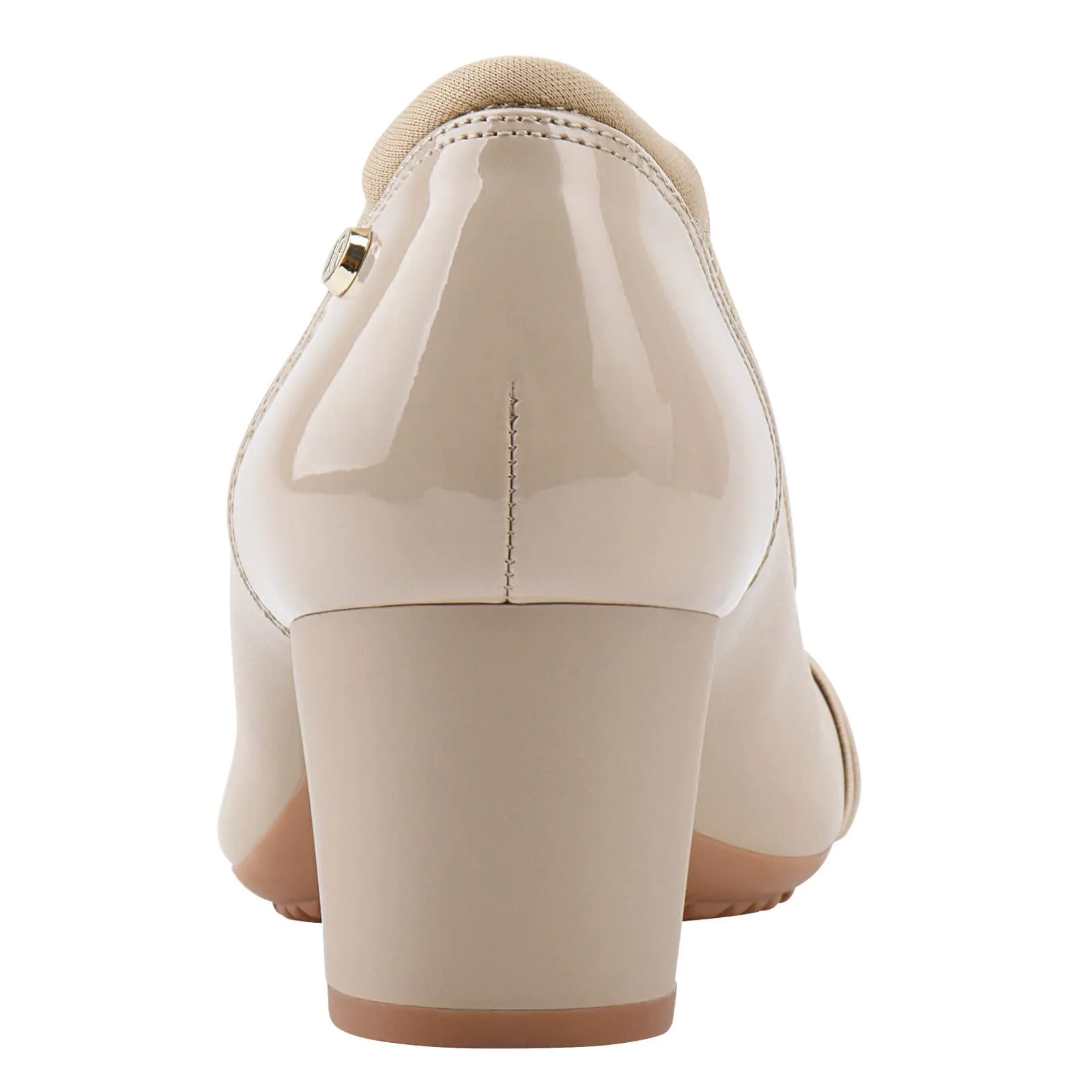 JENN ARDOR Women Round Toe Low Heels Chunky Pumps Extra Large Work Boots