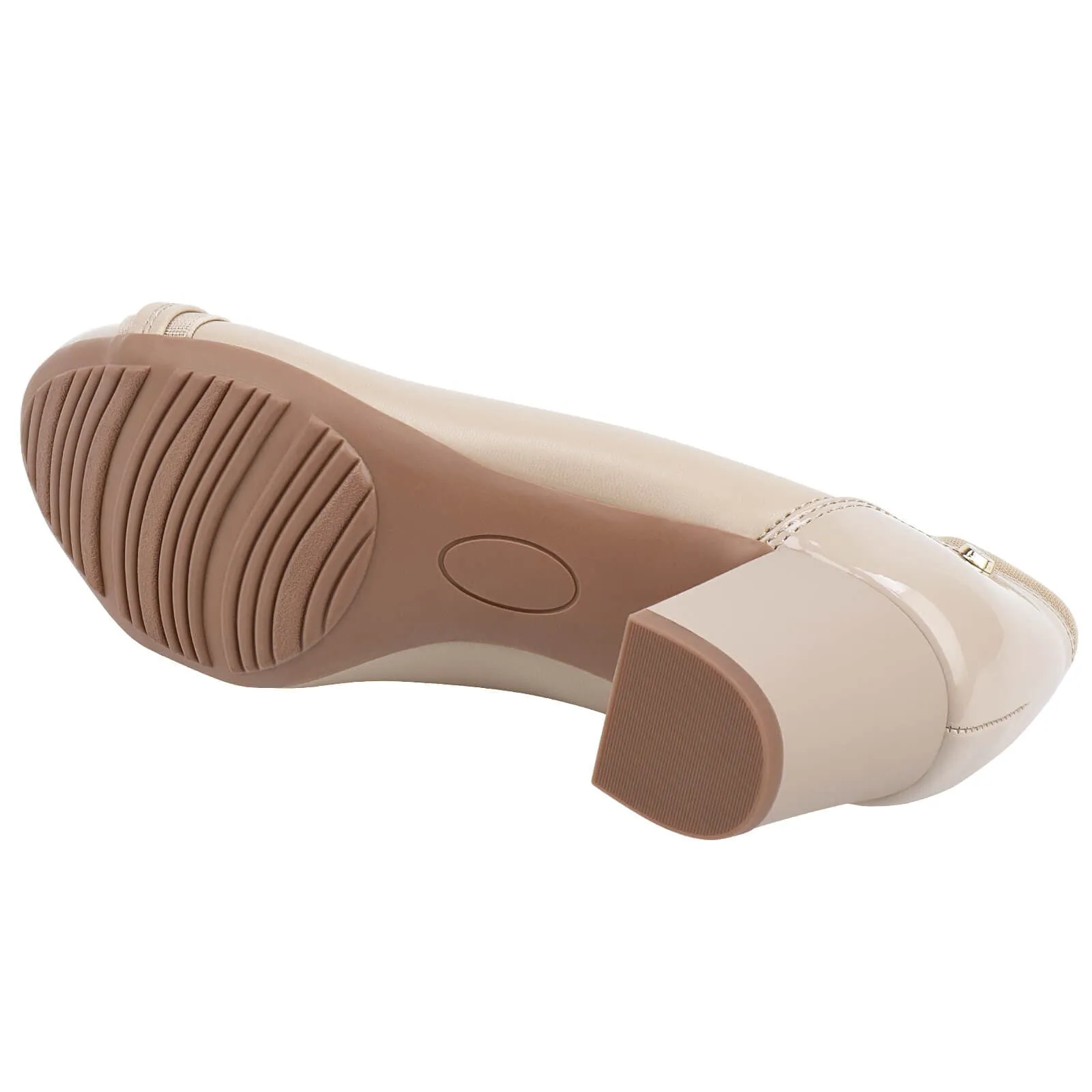 Split Toe Work Boots JENN ARDOR Women Round Toe Low Heels Chunky Pumps