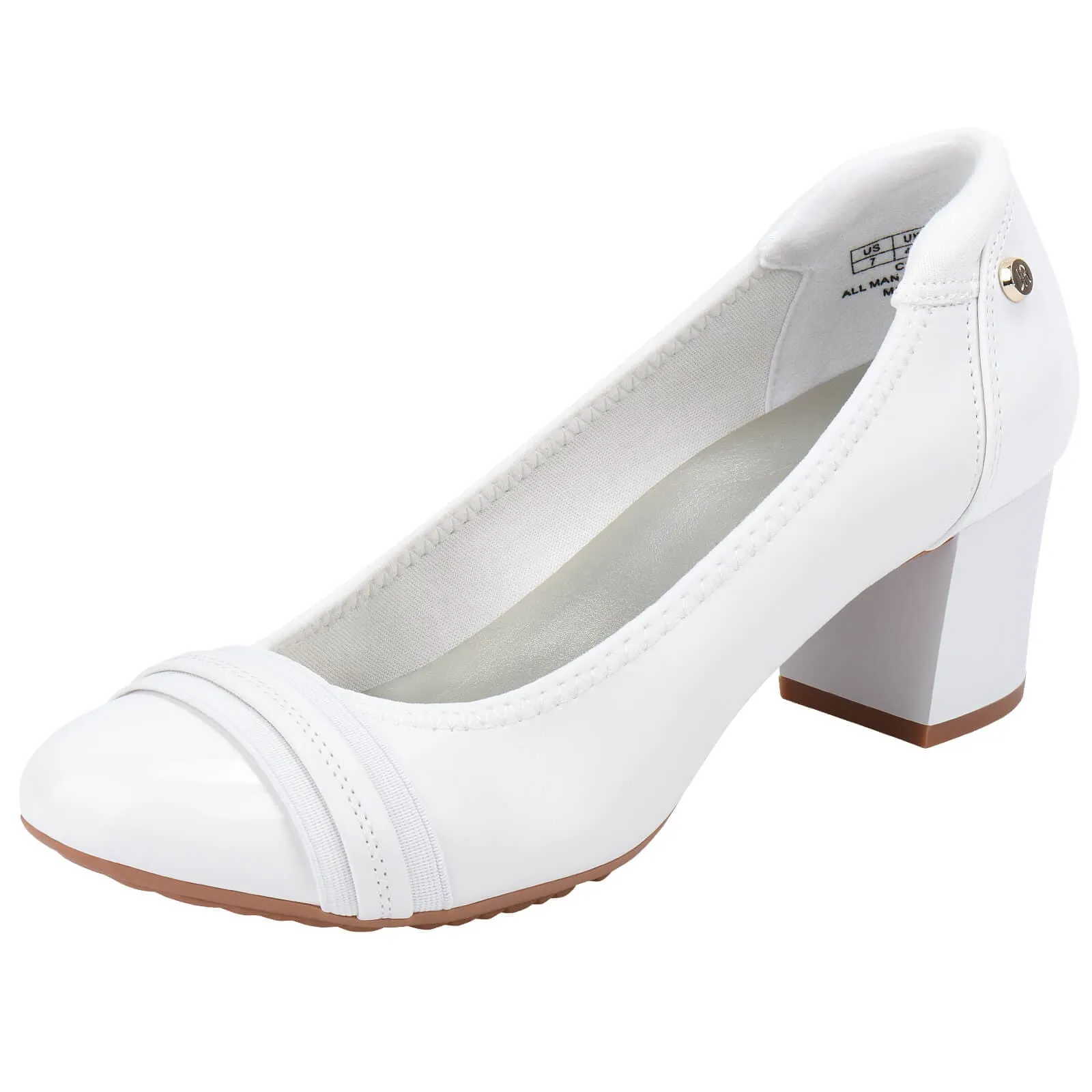 Real Leather Work Boots JENN ARDOR Women Round Toe Low Heels Chunky Pumps