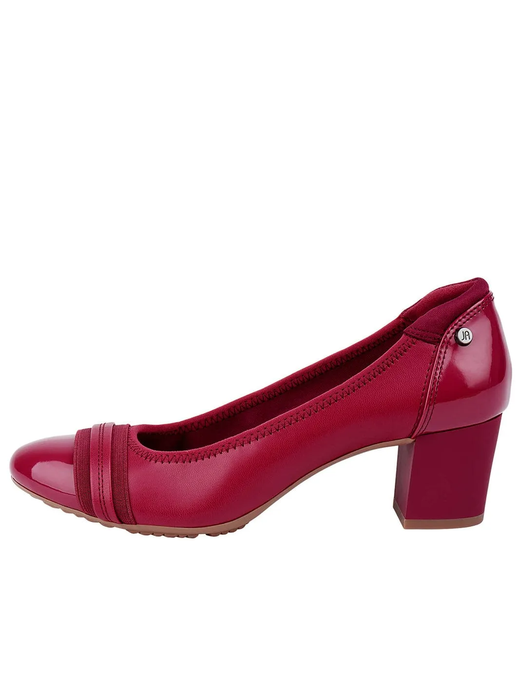 JENN ARDOR Women Round Toe Low Heels Chunky Pumps Endurance Work Boots