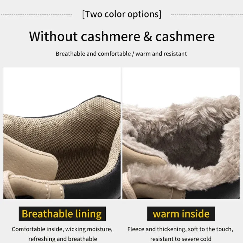 New Work Safety Boots Anti-smash Anti-puncture Steel Toe Comfortable Leather Work Boots