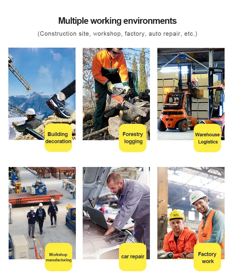 Best Work Boot Brand New Work Safety Boots Anti-smash Anti-puncture Steel Toe