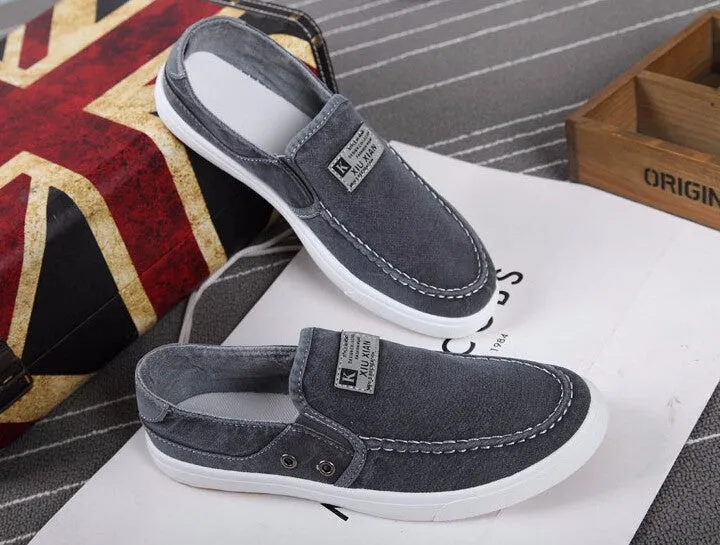 Slip On  Slip On Casual Canvas Solid Color Slip-Ons For Men