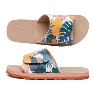 Tropical Blush Blanes III Women Black Checkerboard Slip On