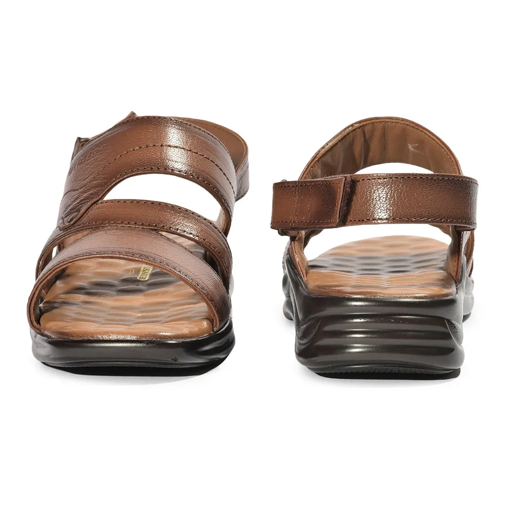 Healers Formal (Tan) Sandals For Men 2013-155 By Liberty Formal Flat Sandals