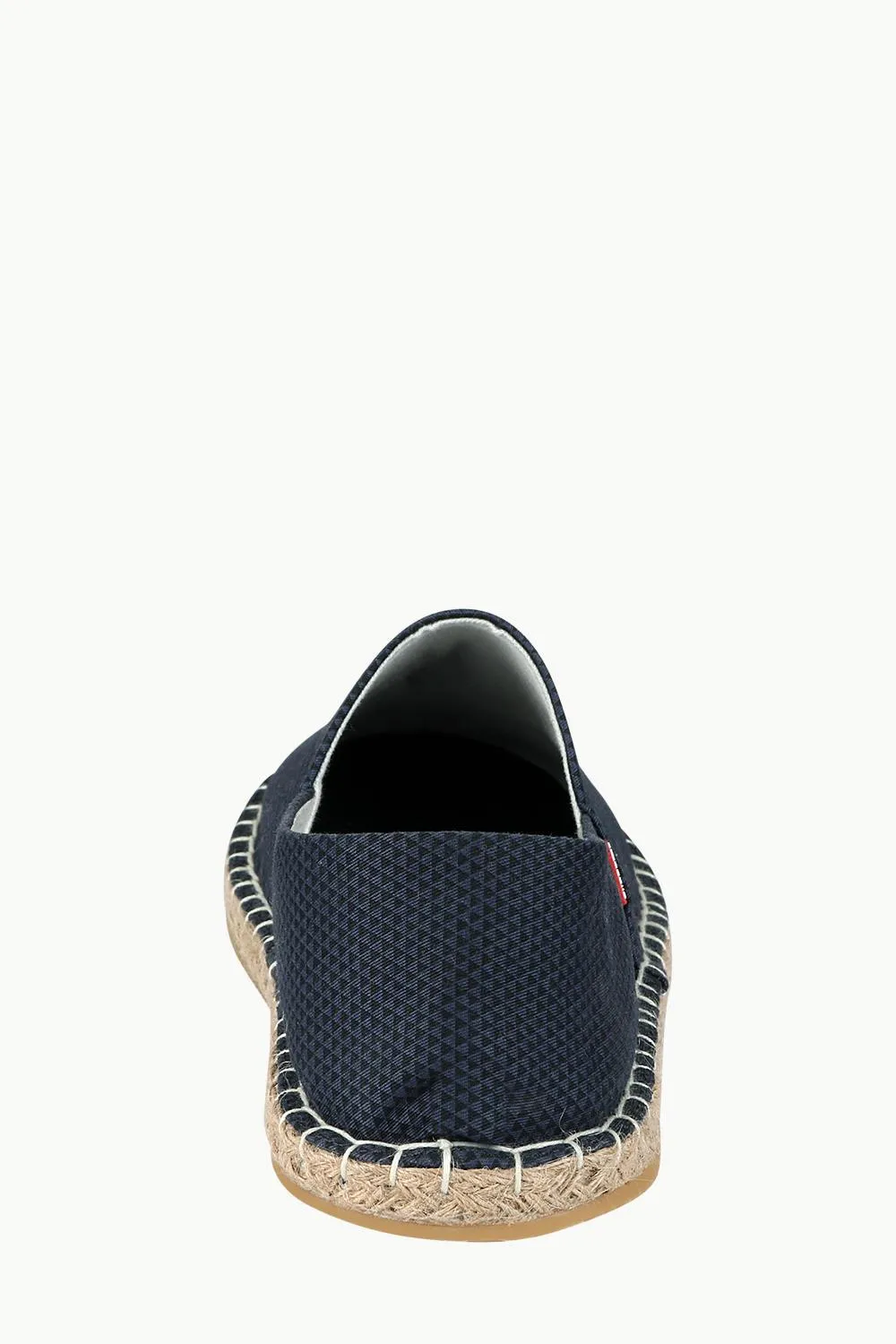 The Best Slip On Shoes Men's Printed Navy Canvas Espadrilles