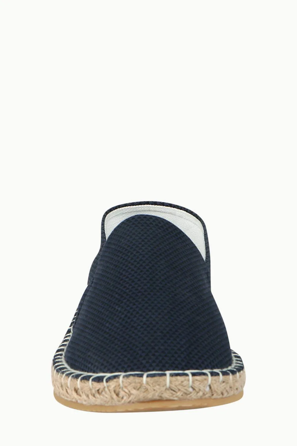 Hands-free Slip-ons Men's Printed Navy Canvas Espadrilles