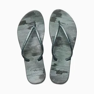 Reef Escape Lux Paint Ladies Flip Flops Black Paint Flip Flop Sandals