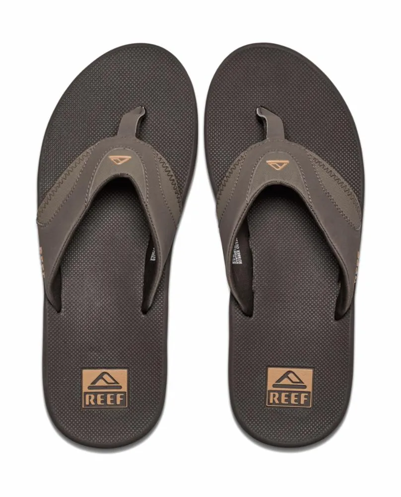 Reef  Men's Fanning Brown M Woden Sandals