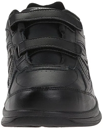 New Balance Men's MW577 Leather Hook/Loop Walking Shoe,Black,10.5 2E US New Balance For Men 327