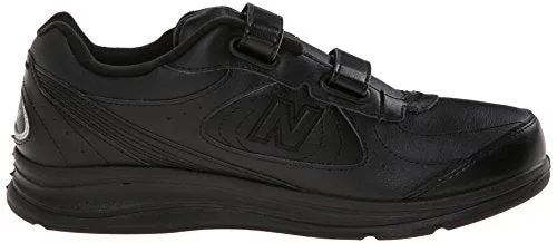 New Balance Men's MW577 Leather Hook/Loop Walking Shoe,Black,10.5 2E US New Balance Fresh Foam Roav Mens