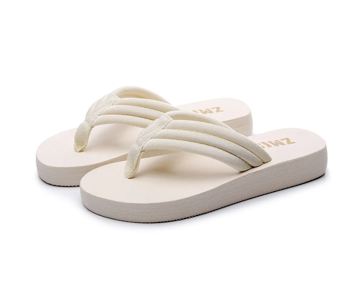 Sandals Woman Summer 2022 Flip Flops Platform Outside Wedges Beach Slippers Cute Shoes Sandals 5Cm Woman Slides Flip Flops Sun