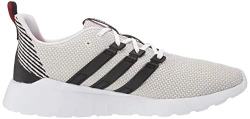 Bape Shoes Adidas adidas mens Questar Flow road running shoes, White/Black/Raw White, 10 US
