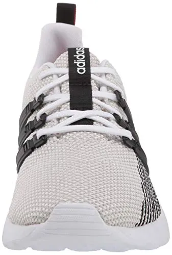 Hemp Adidas Shoes adidas mens Questar Flow road running shoes, White/Black/Raw White, 10 US