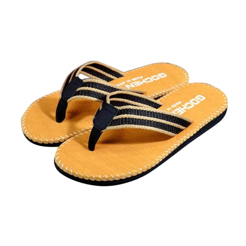 Cool Slides Men Adult Solid Summer Outside Flip Flops Flower Slippers