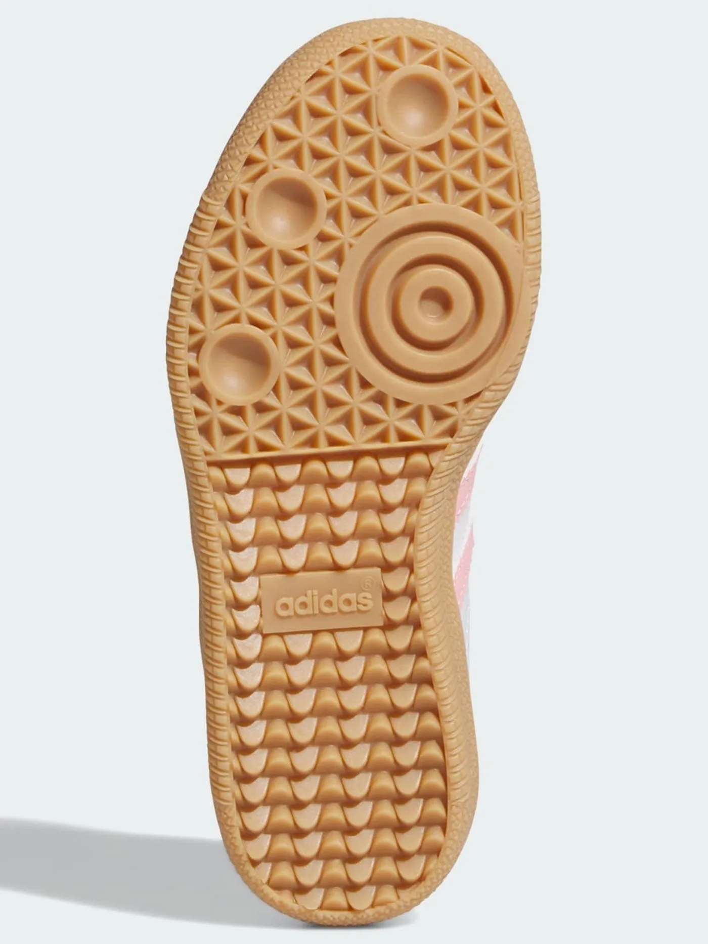 Adidas Shoes From The 90s Samba OG White/Semi Pink Spark/Gum3 Shoes (Little Kids)