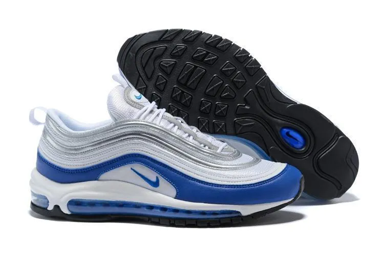 Nike Air Max 97 White Royal Silver Blue Shoes !!! CYBER MONDAY SALE !!! Asics Volleyball Shoes Review