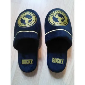 Life Slippers Rocky Slippers Size 7-10 | Mule Style Novelty Slippers | Rocky Balboa Merchandise
