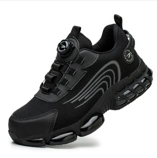 800 Gram Insulated Work Boots Rotating Button New Safety Shoes Men Anti-smash Anti-puncture Work Shoes Fashion Men Sport Shoes Security Protective Boots Men