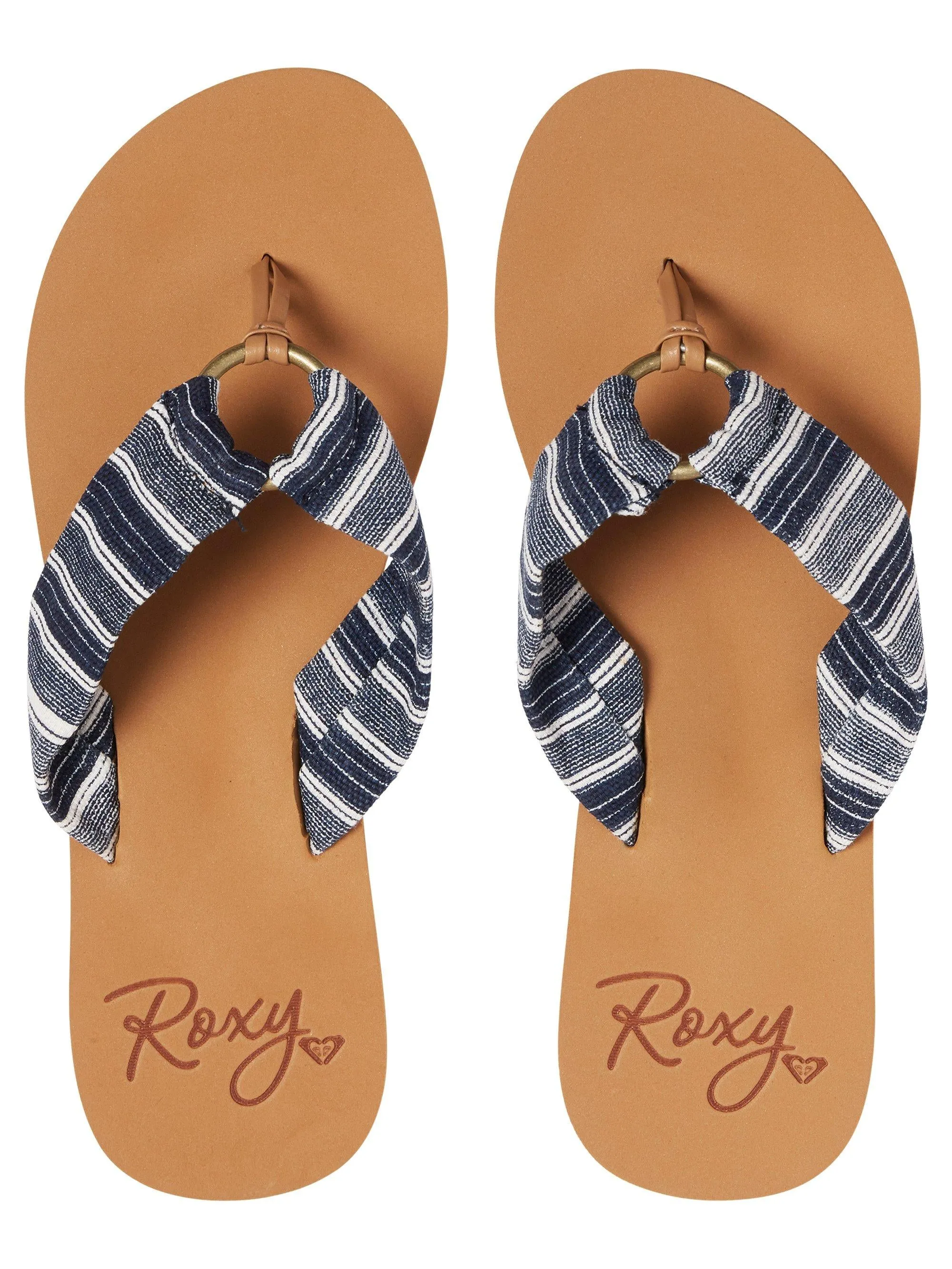 Roxy Paia Sandals Thick Wedge Flip Flops