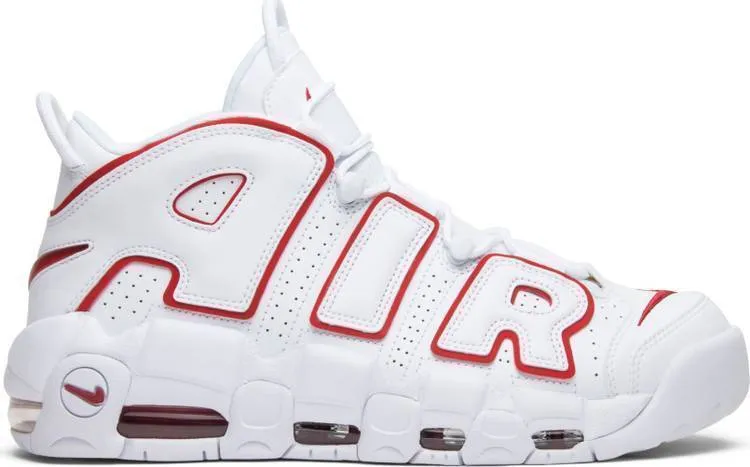 Asics Shoes Phoenix Nike Air More Uptempo 'White Varsity Red' Sneaker Shoes Basketball Men !!! CYBER MONDAY SALE !!!