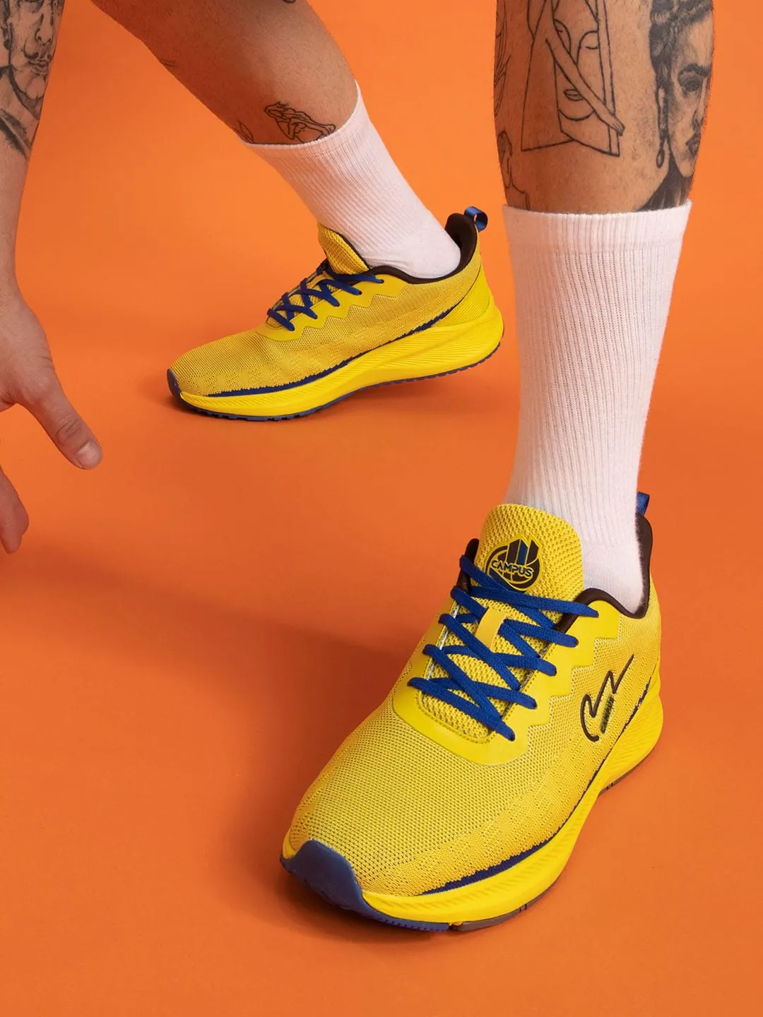 Best Running Shoes In Uk CAMP SCORE Yellow Men's Running Shoes