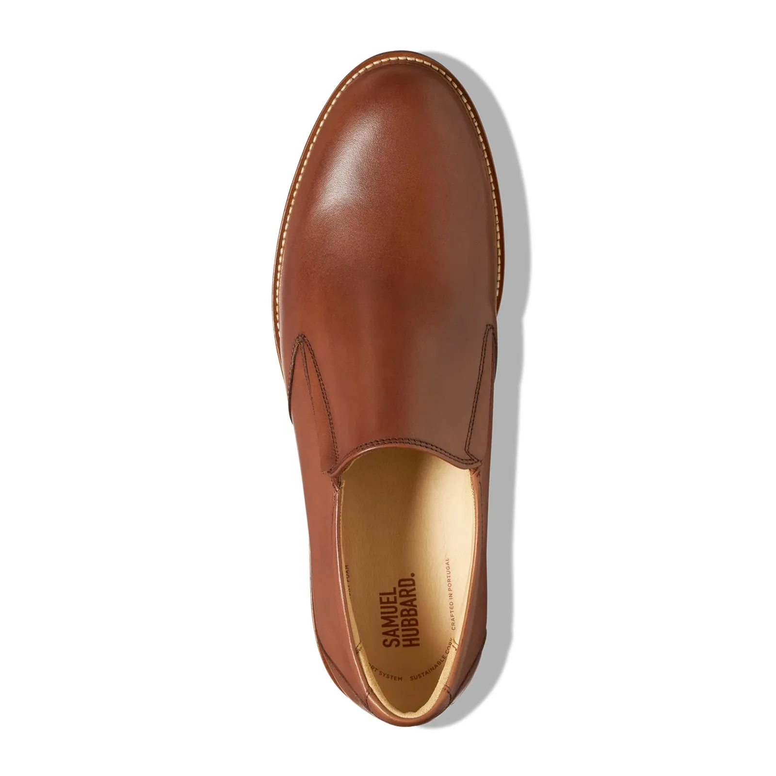 Samuel Hubbard Frequent Traveler Loafer (Men) - Whiskey Tan Leather Olukai Slip On Shoes